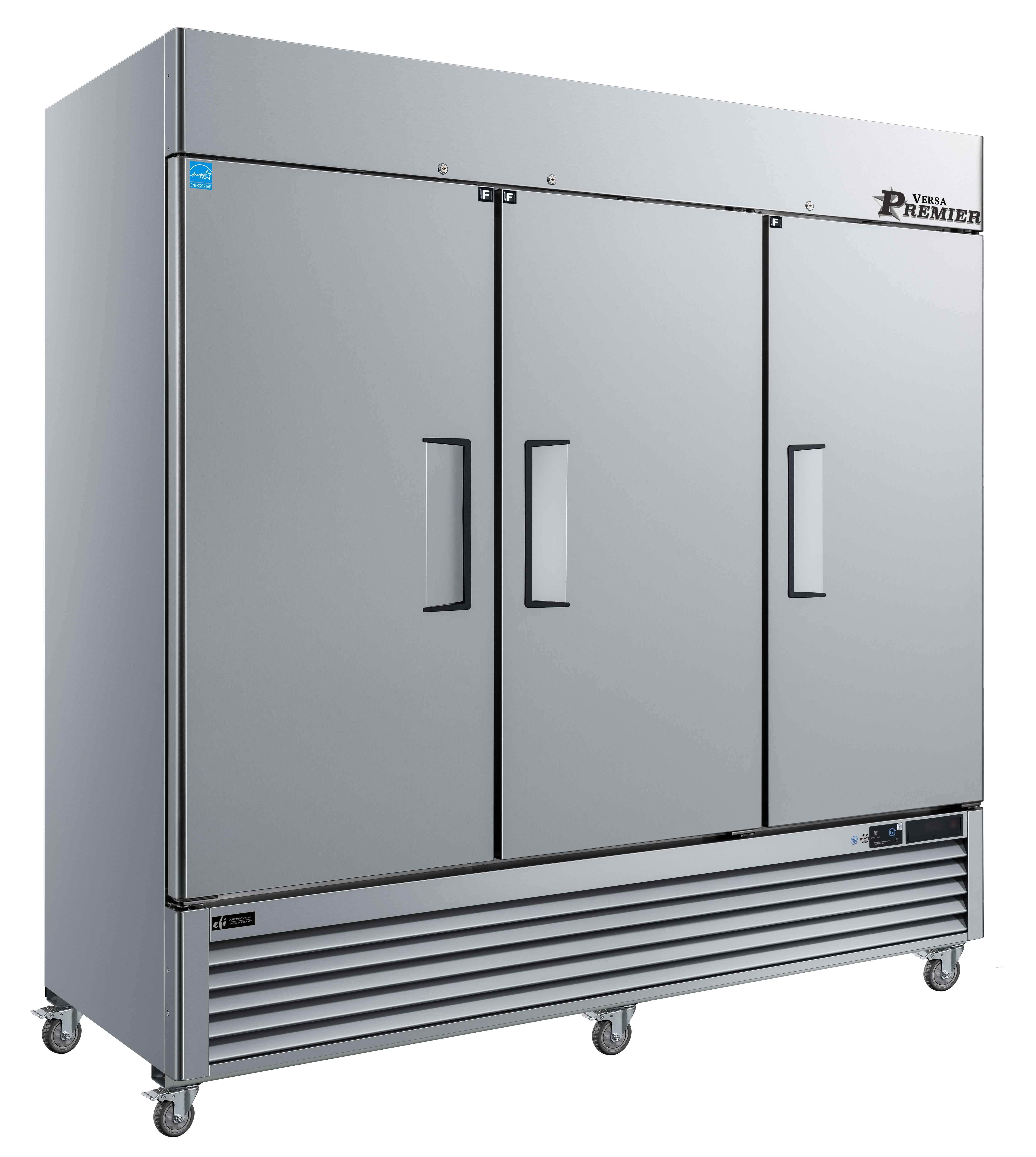 82 Inch 3 Door Reach-in Freezer Stainless Steel